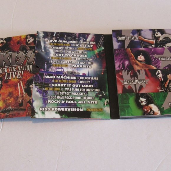 KISS Rock The Nation Live DVD 2005 2-Disc Set Region 0 NTSC MX Never Played - Picture 5 of 6